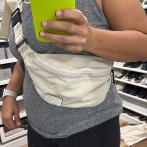 Rebecca Minkoff Cream belt bag in used condition